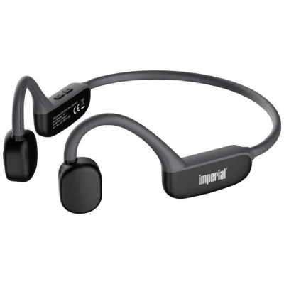Image de Imperial bluTC Active 1 Écouteurs à ultrasons (Bone Conduction, Bluetooth 5.3, 11 Heures d&#039;autonomie, résistant la Transpiration) Noir