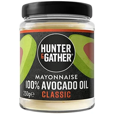 Image de Mayonnaise à l&#039;huile d&#039;avocat 250g À base d&#039;huile pure et de jaune d&#039;oeuf ferme britannique Paleo, Keto, Mayo l&#039;avocat sans sucre