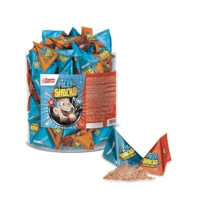 Image de 100 bonbons Fizzy Shocks Framboise Cola