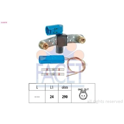 Image de Capteur d&#039;angle, vilebrequin FACET 9.0597K