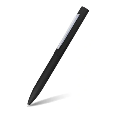 Image de Online stylo à bille OCTOPEN noir I mécanisme tournant en aluminium forme octogonale recharge internationale de grande capacité écriture bleue, indélébile 1 pièce (paquet 1)