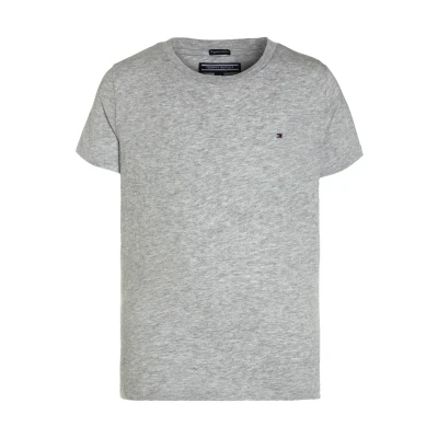 Image de Tommy Hilfiger BOYS Basic Tshirt basique pour enfants, Taille: 74, Grey heather