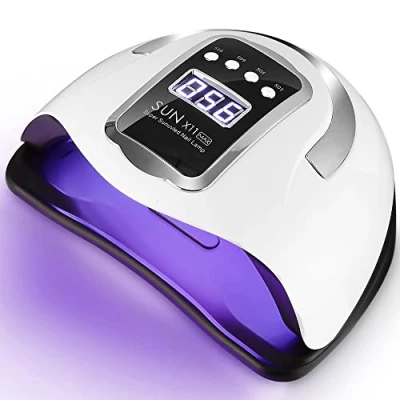 Image de UIHOL Lampe UV LED Ongles Gel, 280W Professionnel Sèche Automatique, 66 Lumières Séchage Rapide, Grand LCD Ecran, 4 Minuteries 10s/30s/60s/99s pour Vernis Semi Permanent
