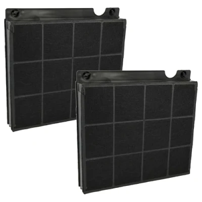 Image de vhbw 2x Filtres à charbon actif compatible avec Whirlpool AKR965, AKR951IX/1, AKR966/IX, AKR966, AKR 966/IX, AKR966IX, 966IX hotte aspirante
