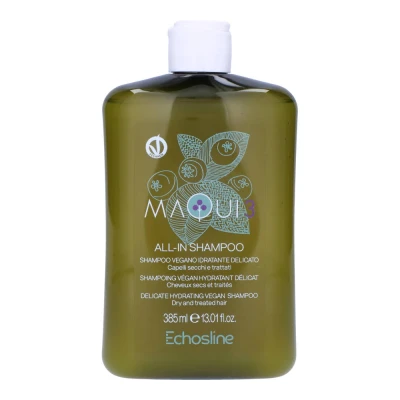 Image de ECHOSLINE Maqui 3 All in Shampooing hydratant végétalien pour Cheveux secs et traités 385 ML, Multicolor, One Size