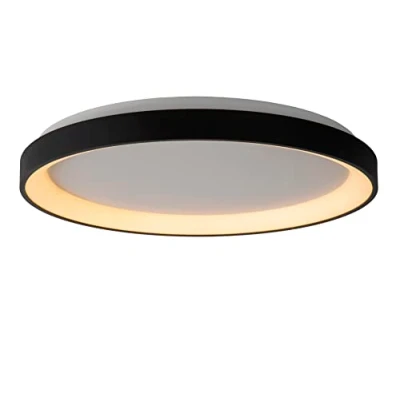 Image de Lucide Vidal plafonnier Ø 48 x 6 cm 38W LED incl noir