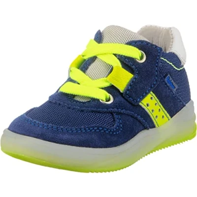 Image de Richter Kinderschuhe Garçon Fille Harry Baskets Hautes, Bleu Nautic ATL FLI N Y W 6821, 23 EU