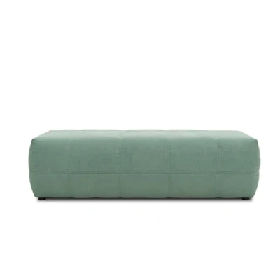 Image de DOMO collection Brandon Tabouret rembourré, Repose Pieds, 150 x 60 40 cm, Menthe