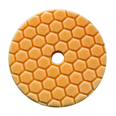 Image de Chemical Guys bufx112hex5 Hex de Logic Quantum mittelschwer Couper Pad, Orange (14 cm)