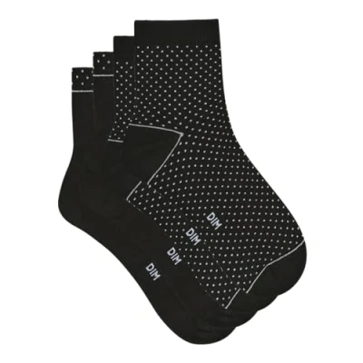 Image de DIM Chaussettes Femme Good Fancy x2, Noir, Taille unique