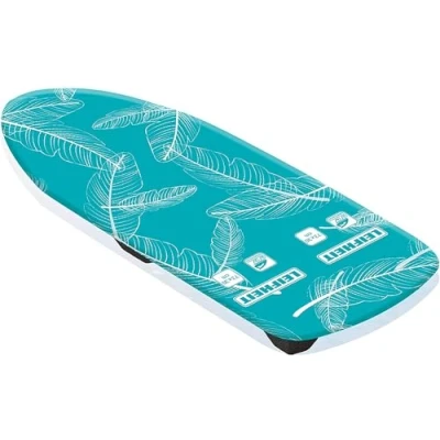 Image de Leifheit table à repasser Air Board Compact, mini de repassage 73 x 30 cm avec housse Thermo Reflect pour rapide, petite planche ultra légère, fers