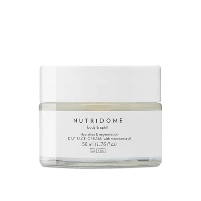 Image de Nutridome Crème de jour hydratante pour le visage anti rides avec huile macacamia et d&#039;argan Lait chèvre Extrait d&#039;aloe âge 50 ml