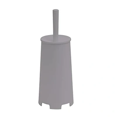Image de Gedy G Oscar WC à Poser Couleur Gris, 35 x 13 cm Poids 0,396 kg, Brosse de Toilette avec Poils Fabriqué des résines thermoplastiques, Années Garantie 2, Design R&amp;S, Unique
