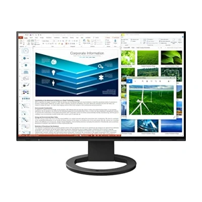 Image de EIZO FlexScan EV2485 BK LED display 61,2 cm (24.1 ) 1920 x 1200 pixels WUXGA Noir Neuf