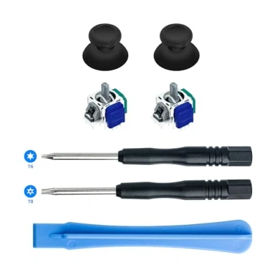 Image de Mcbazel TMR Joysticks Électromagnétiques pour Xbox Series X&amp;S/One/One X/One S, Accessoires de Remplacement Manette Xbox, Capuchons Inclus, Anti Dérive