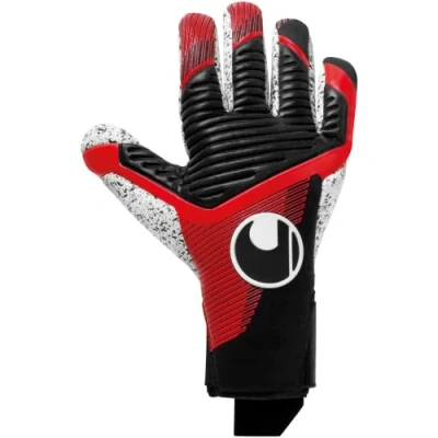 Image de uhlsport Powerline Supergrip+ Finger Surround Gants de Gardien Football pour Enfants et Hommes, But avec Nouvelle Formule Mousse adhérente Surface d&#039;adhérence maximale