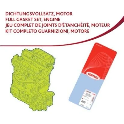 Image de CORTECO 83403822 Jeu complet de joints d&#039;étanchéité, moteur avec joint tige soupape, sans culasse cylindre HYUNDAI: ix35, i40 CW