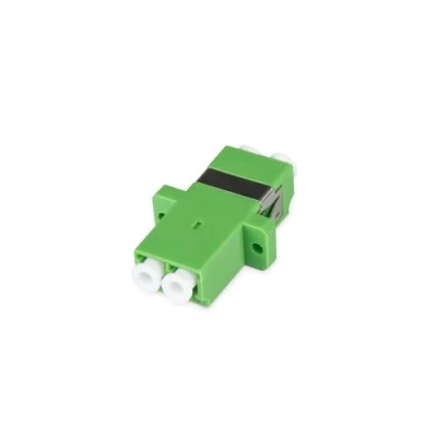 Image de DIGITUS Coupleur Fibre Optique LC/APC OS2 Monomode Duplex Optic adapté aux boîtes d&#039;épissures Vert