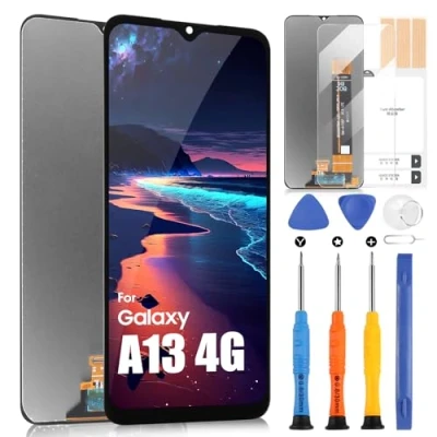 Image de pour Samsung Galaxy A13 4G A135F A137F LCD Display SM 6,6&quot; Remplacement de l&#039;écran tactile Digitizer Assemblée avec réparation Kit, Noir