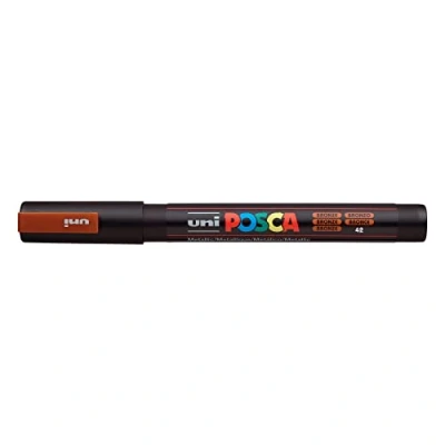 Image de Uni Ball Posca Marqueur pointe fine conique bronze