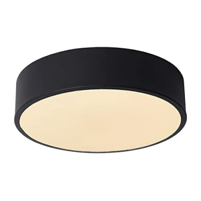 Image de Lucide UNAR Plafonnier Ø 20 cm LED Dim. 1x12W 2700K 3 StepDim Noir