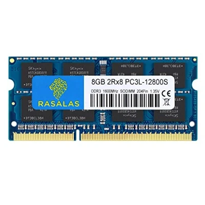Image de Rasalas 8GB PC3L 12800S DDR3 1600mhz Laptop RAM 2Rx8 1.35V 204 Pin CL11 Portable Mémoire Module Upgrade