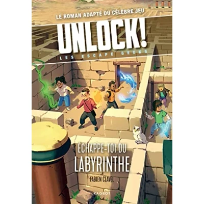 Image de Rageot Asmodee Unlock! Escape Geeks Tome 5 : Échappe toi du labyrinthe Jeux de société famille Roman à énigmes ... Livre d’occasion