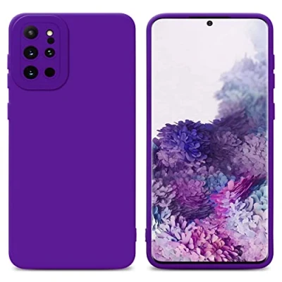 Image de cadorabo Housse Compatible avec Samsung Galaxy S20 Plus en Fluid Violet FONCÉ Étui de Protection Silicone TPU Flexible
