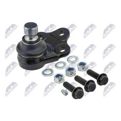 Image de NTY ZSD VV 003 Rotule de suspension Essieu avant gauche, droit, inférieur avec boulon, écrou pour bras oscillant transversal