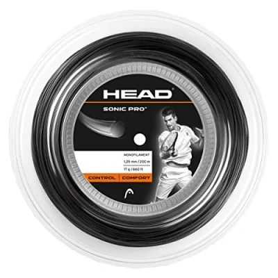 Image de HEAD Sonic Pro Cordage pur Raquette Mixte Adulte, Noir, 16