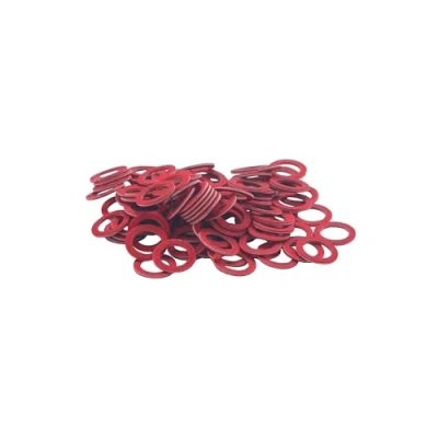 Image de Joint fibre rouge eau chaude/eau froide 15x21 (1/2) (lot de 100) NOYON &amp; THIEBAULT