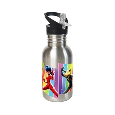 Image de infinite by GEDA LABELS (INFKH) Gourde Miraculous multicolore 500 ml en acier inoxydable