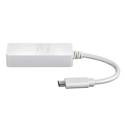 Image de D Link DUB E130 Adaptateur USB C vers Gigabit Ethernet Idéal pour Partager une Connexion Entre Plusieurs Périphériques