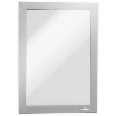 Image de Lot de 5 cadres magnétiques Durables format A5 Argenté