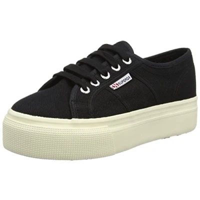 Image de Superga Femme 2790ACOTW Linea UP and Down Chaussures de Gymnastique, Noir, 40 EU
