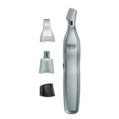 Image de Wahl Tondeuse nez pour homme, sourcils, décolleté, et oreilles, coupe précise avec têtes interchangeables, batterie incluse Modèle 5545 400