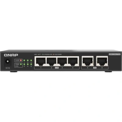 Image de Switch non géré QNAP QSW 2104 2T R2 2 ports 10GbE 5 2.5GbE RJ45