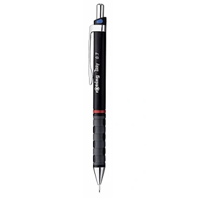 Image de Rotring (1904696) Portemine Tikky avec Code Couleur Corps Noir, 0,70 mm