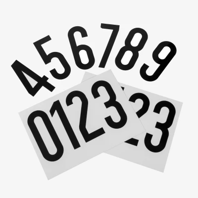 Image de LeMieux Numéros de Dossards Magnetic Noir