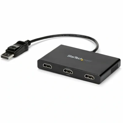 Image de StarTech.com Adaptateur Multi Moniteur 3 Ports Hub MST DisplayPort 1.2 vers 3x HDMI Triple Moniteurs 1080p Mode d&#039;Affichage Étendu ou Cloné PC Windows Uniquement Répartiteur DP Neuf