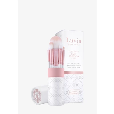 Image de Luvia Cosmetics Daily Selection Set de brosses à maquillage, Taille: One Size, Pearl white/candy pink