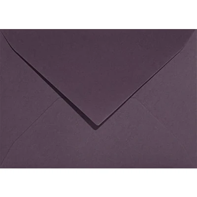 Image de Netuno 100 enveloppes violettes B6 125 x 175 mm 120g Keaykolour Prune écologiques en papier recyclé colorées recyclées pour cartes de vœux invitations mariage anniversaires Noël