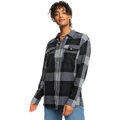 Image de Roxy LET IT GO LANGÄRMLIGES Chemisier, Femme, Taille: XL, Anthracite