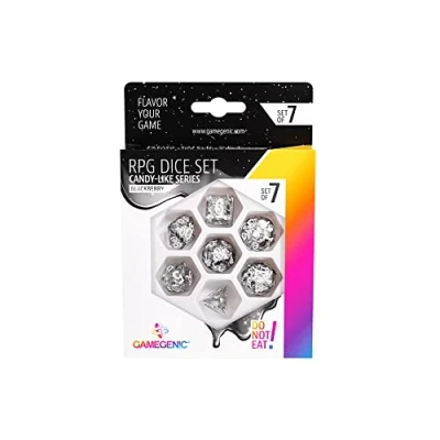 Image de Gamegenic Candy Like Mûre RPG Dice Set of 7 Role Playing (JDR) Board Games Card Accessories and Supplies for