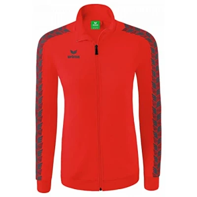 Image de Erima Femme Essential Team Veste tracktop, rouge/slate grey, 42 EU