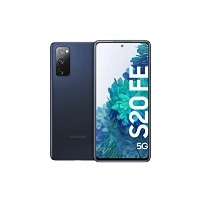 Image de Samsung Galaxy S20 FE 5G, Android Smartphone, 6,5 Zoll Super AMOLED Display, 4.500 mAh Akku, 128 GB/6 GB RAM, Handy in 6 tollen Farben, Dunkelblau, 36 Monate Herstellergarantie [Exklusiv bei Amazon]