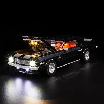 Image de LIGHTAILING Kit d&#039;éclairage LED pour Lego 10304 Camaro Z28 modèle de Blocs Construction Jeu lumière Compatible avec Le (n&#039;inclut Pas Lego)