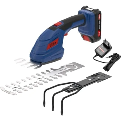 Image de Kit d&#039;entretien de jardin Güde GPS 18 201 05 Sans fil Batterie 2 Ah Changement rapide d&#039;embouts