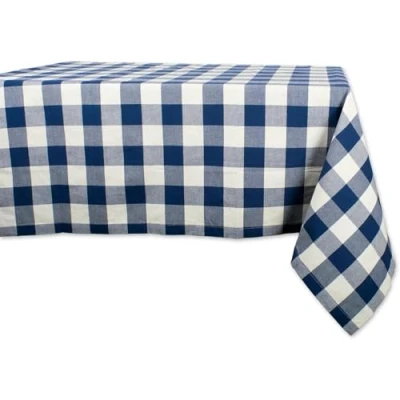 Image de DII Buffalo Check Collection Nappe Classique de Ferme 152,4 x 213,4 cm Orange et Noir