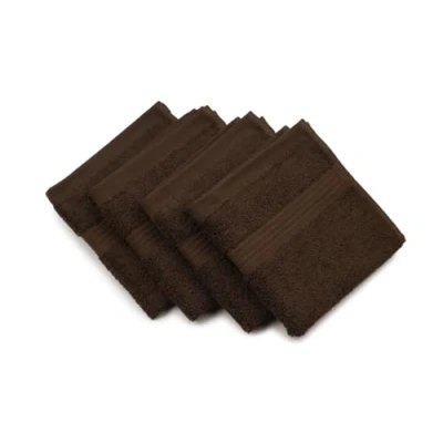 Image de Gözze New York Essuie Mains, Lot de 4, Doux et absorbant, 100% Coton, 30 x cm Mocca